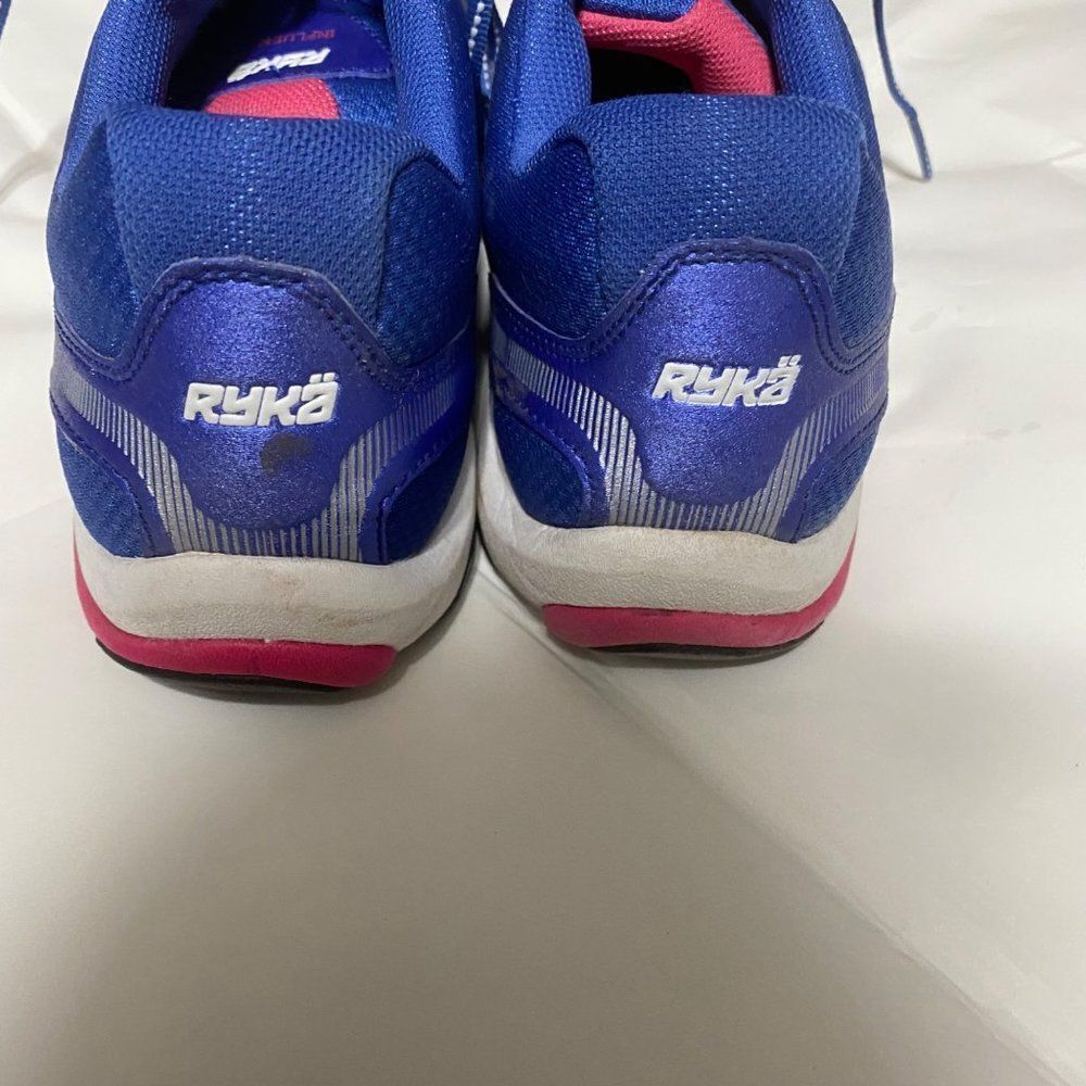Ryka Womans blue/pink gym shoes - Picture 2 of 5